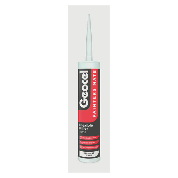 Geocel Painters Mate filler 310ml cartridge in white