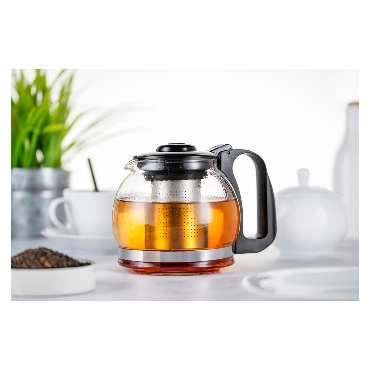 Glass Teapot With Infuser - 1.1L, view 2