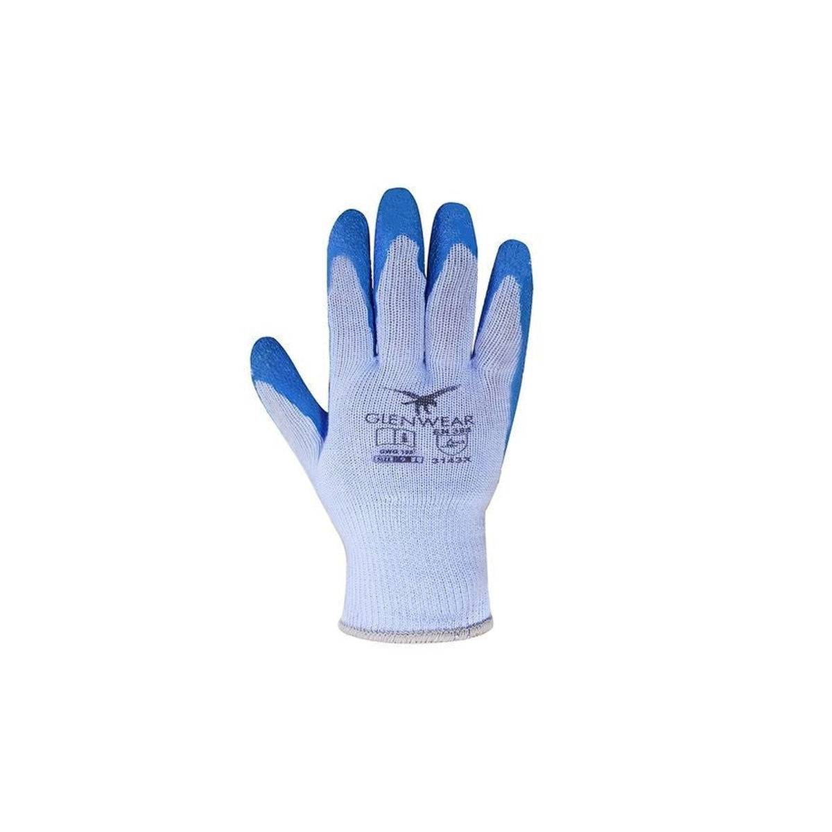 Glenwear heavyweight latex grip gloves, X large