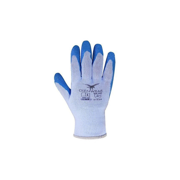 Glenwear heavyweight latex grip gloves, X large