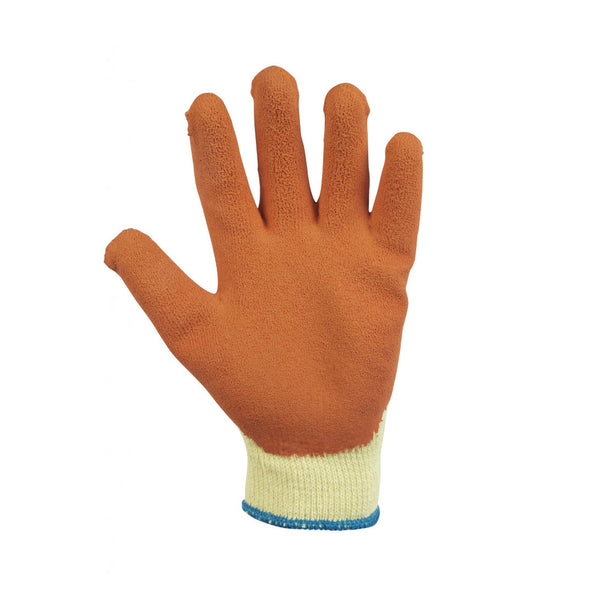 Glenwear latex grip gloves, size 9 large