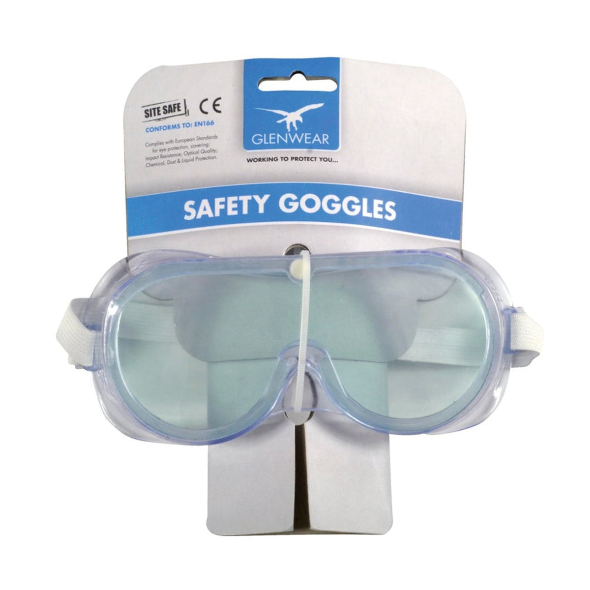 Glenwear PVC safety goggles