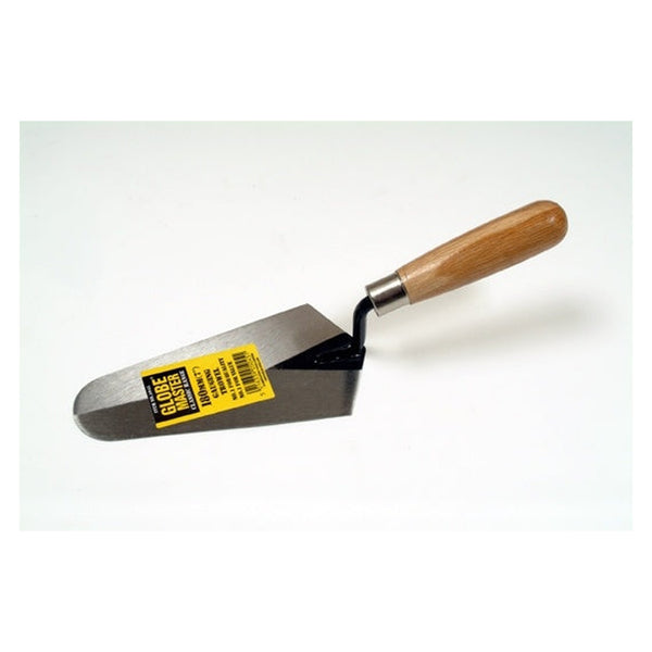 Globemaster 7 inch gauging trowel with wood handle