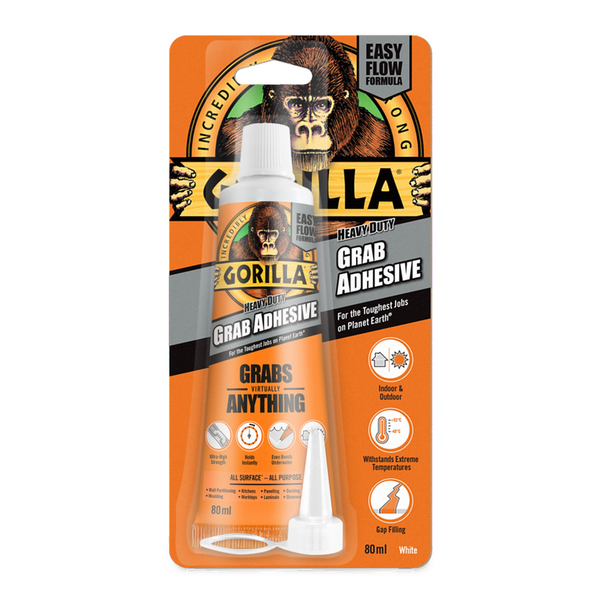 Gorilla Grab Adhesive white 80ml tube