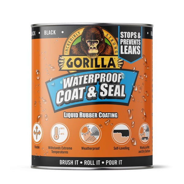 Gorilla Waterproof Coat & Seal black 473ml