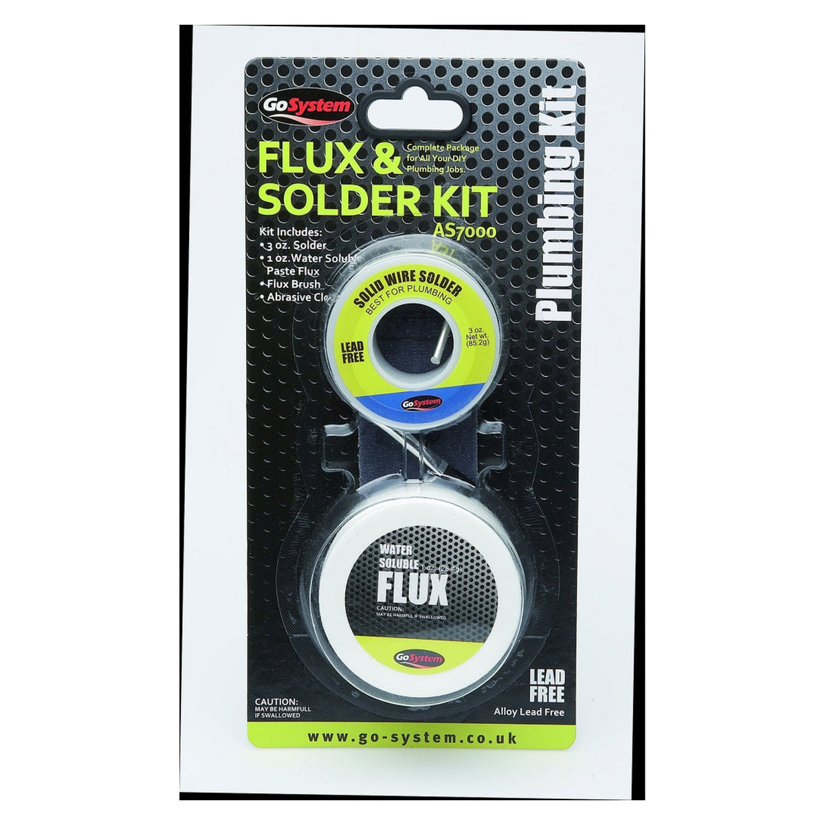 GoSystem lead free solder and flux kit