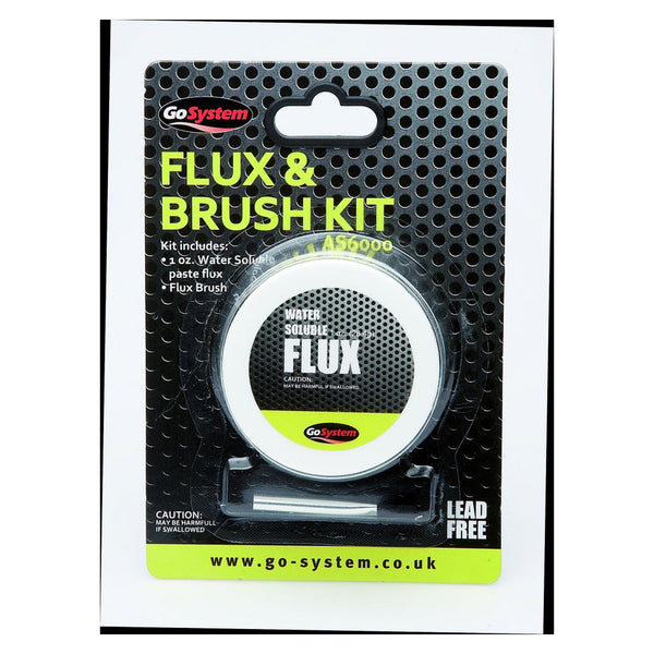 GoSystem lead free water soluble flux with brush
