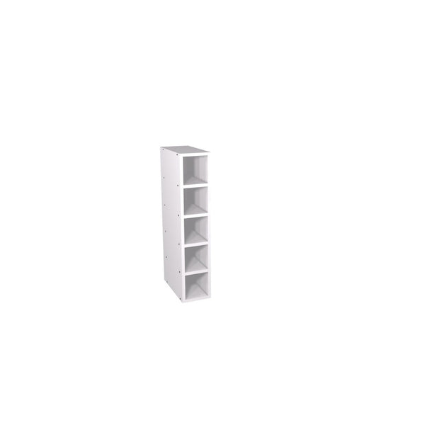 Gower Rapide+ white gloss wine rack 150mm