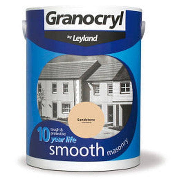 Granocryl Smooth Masonry paint 5L tin in Sandstone