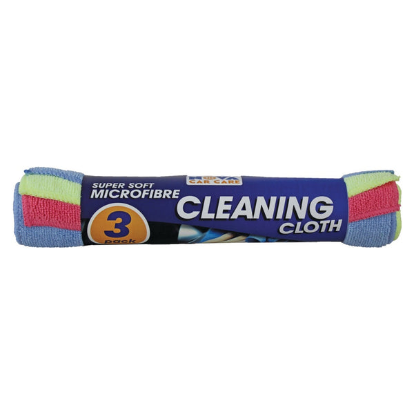 Granville Chemicals microfibre cleaning cloths, 3 pack