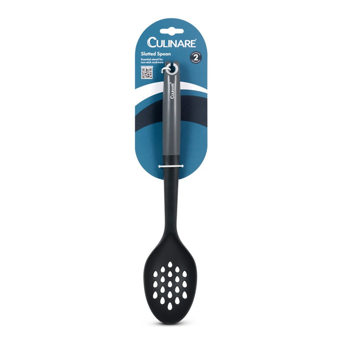 Grey Slotted Spoon, view 2