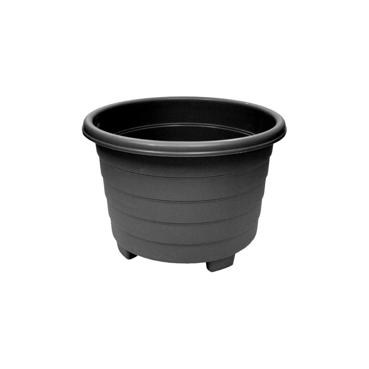 Grosvenor 39cm round planter in ebony