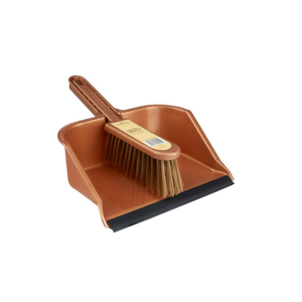 Groundsman plastic dustpan and brush set