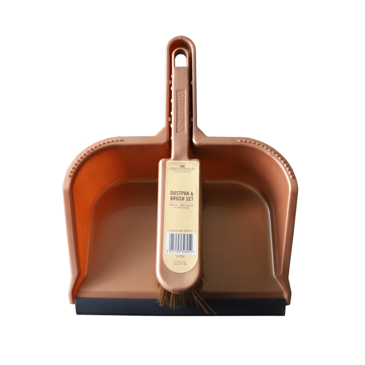 Groundsman plastic dustpan and brush set, view 2