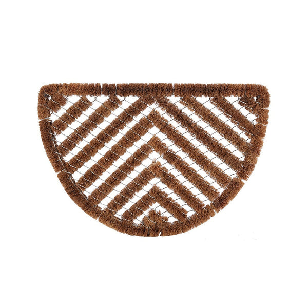 Groundsman half round coir scraper mat 60 x 40cm