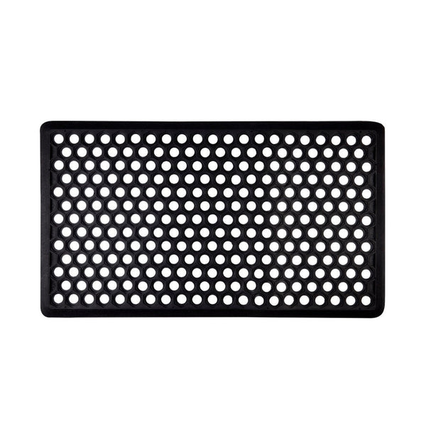 Groundsman honeycomb rubber doormat 40 x 70cm