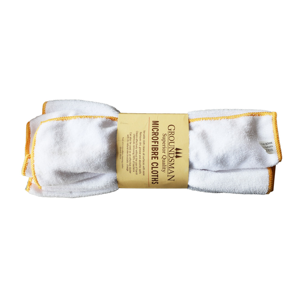 Groundsman microfibre cleaning cloths, pack of 4