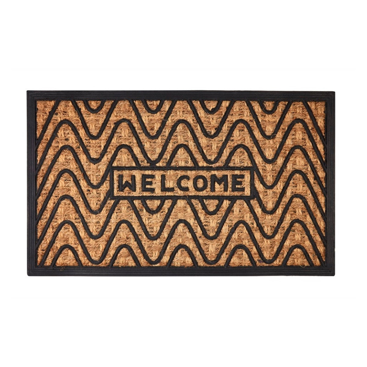 Groundsman rubber backed coir mat 75 x 45cm