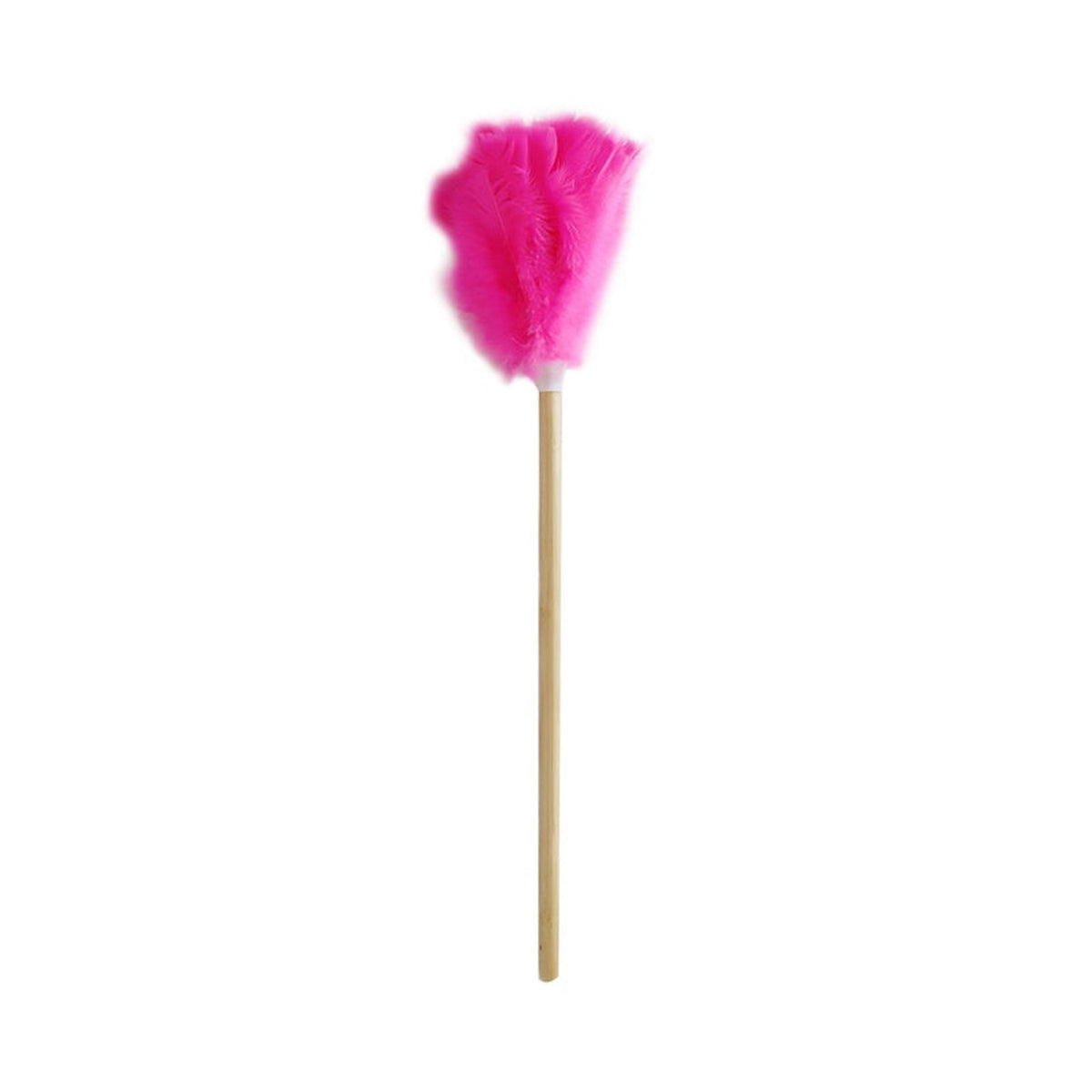 Groundsman turkey feather duster with bamboo handle, view 2