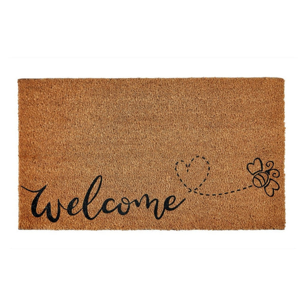 Groundsman welcome bee doormat 40 x 70cm
