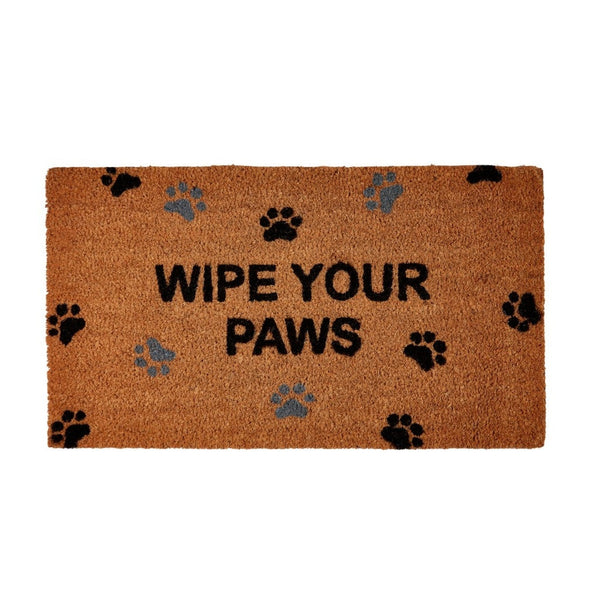 Groundsman Wipe Your Paws coir doormat 40 x 70cm