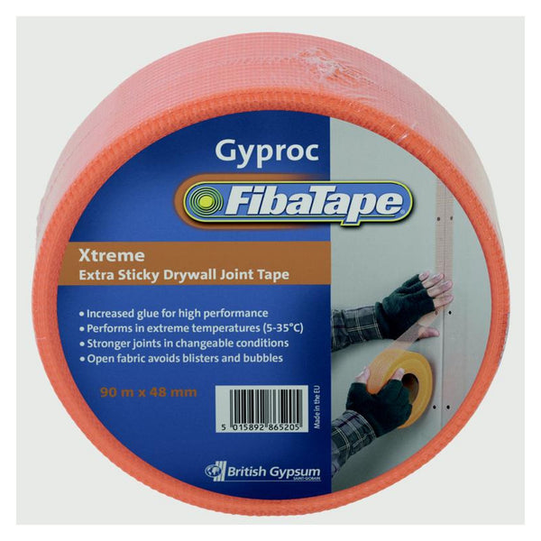 Roll of Gyproc Fibatape Xtreme 90m