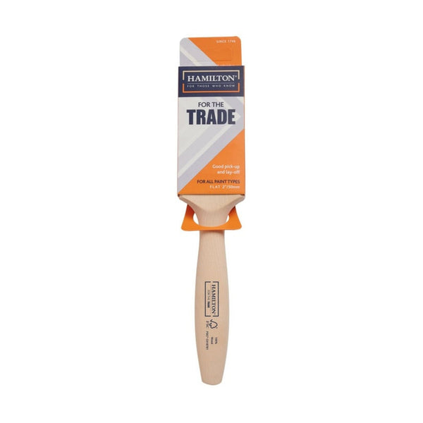 Hamilton For The Trade 2 inch fine tip flat brush