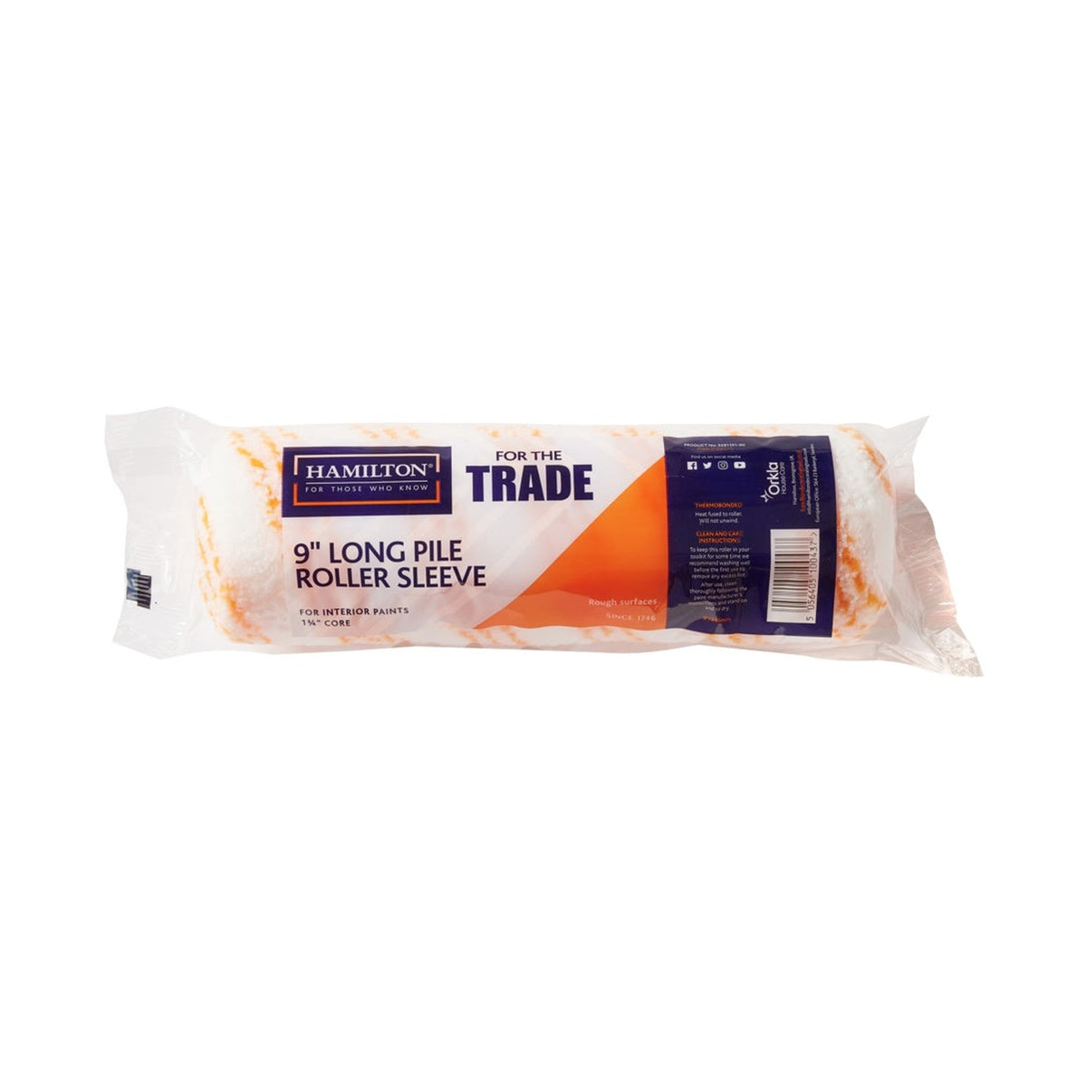 Hamilton For The Trade 9 inch long pile roller sleeve