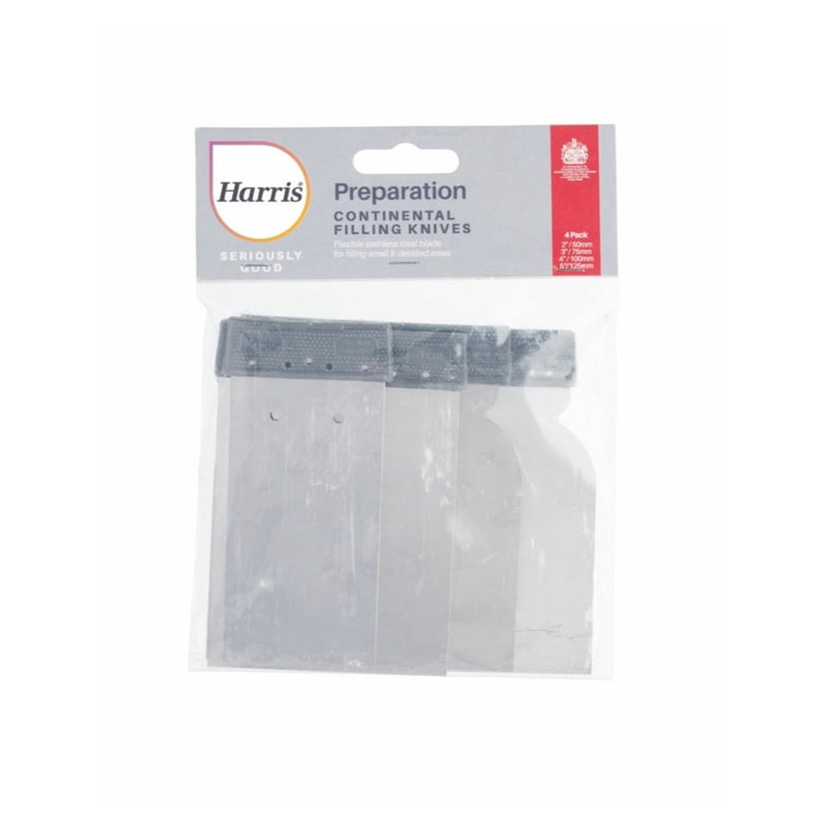 Harris Seriously Good 4 pack continental filling knives, view 2