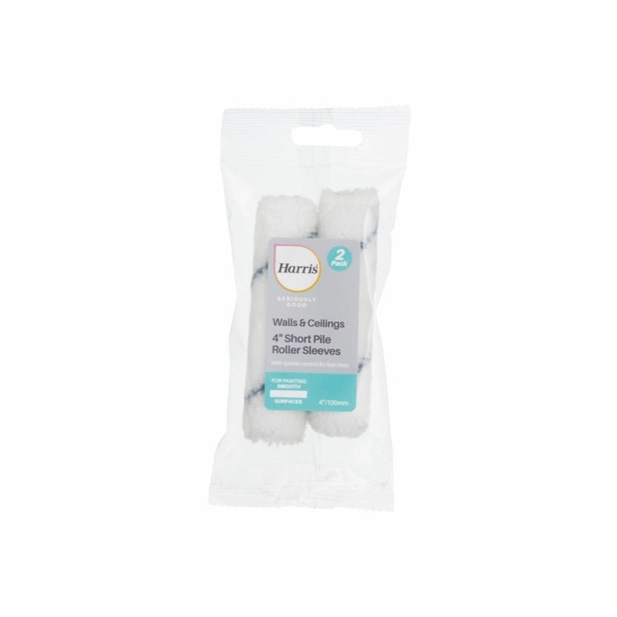 Harris Seriously Good 4 inch short pile roller sleeves, view 2