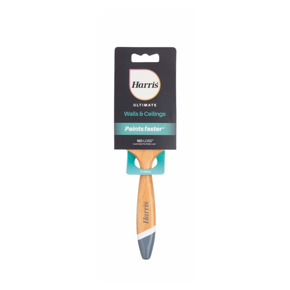 Harris Ultimate 75mm wall and ceiling paint brush, view 2