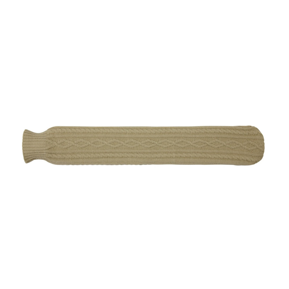 Hearth and Home 2L long knitted hot water bottle