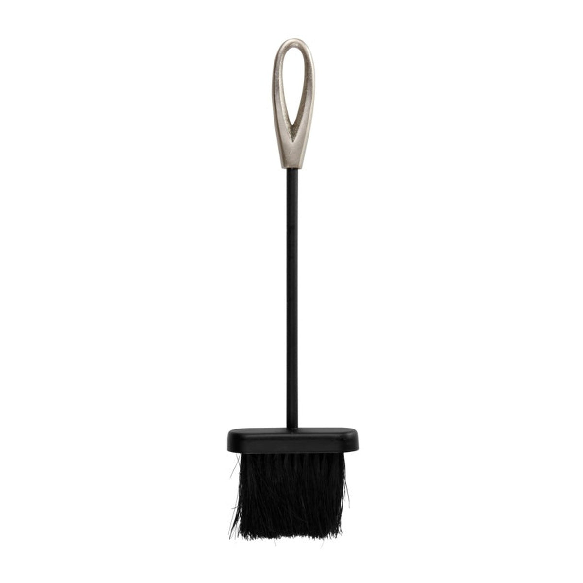 Hearth and Home black 5 piece companion set with pewter handles, view 3