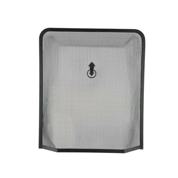 Hearth and Home black mesh spark guard with ring handle