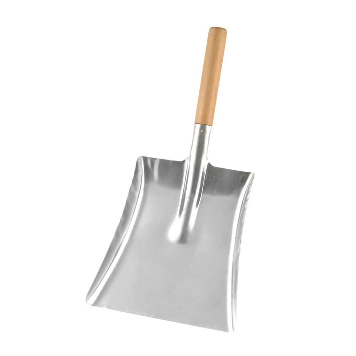 Hearth & Home galvanised shovel with wooden handle, 9 inch