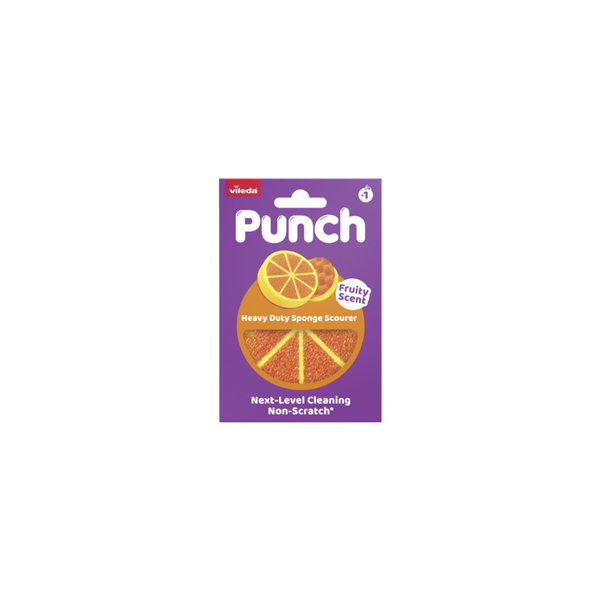 Heavy Duty Sponge Scourer - Orange