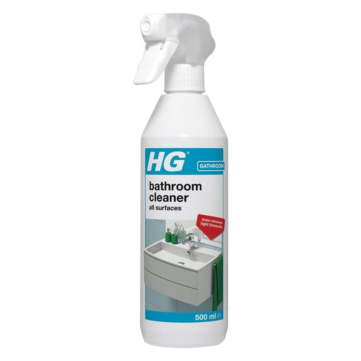 HG bathroom shower and washbasin cleaner 500ml