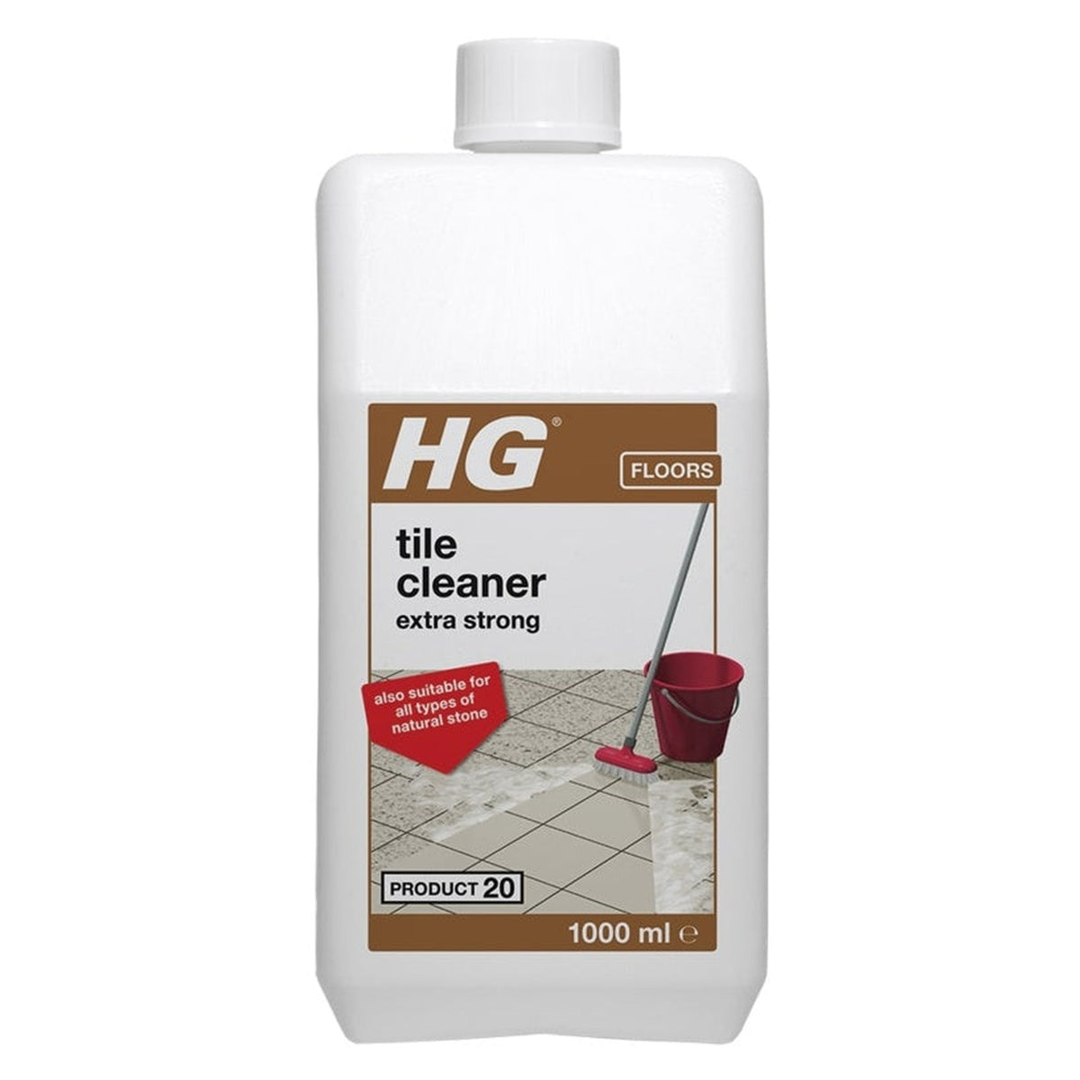 HG No 20 Tile Extreme Power Cleaner 1L bottle