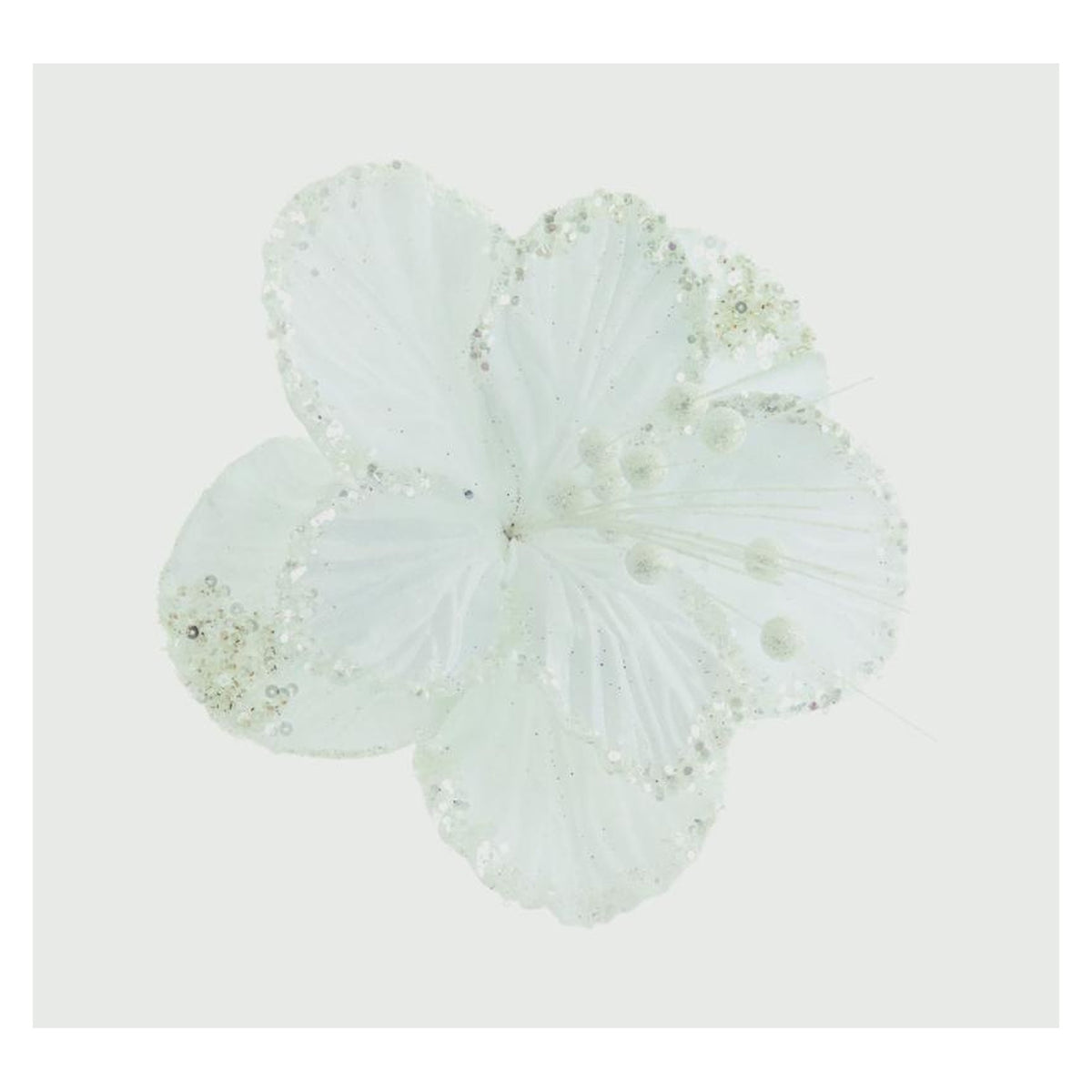 Hibiscus Flower - 20cm White