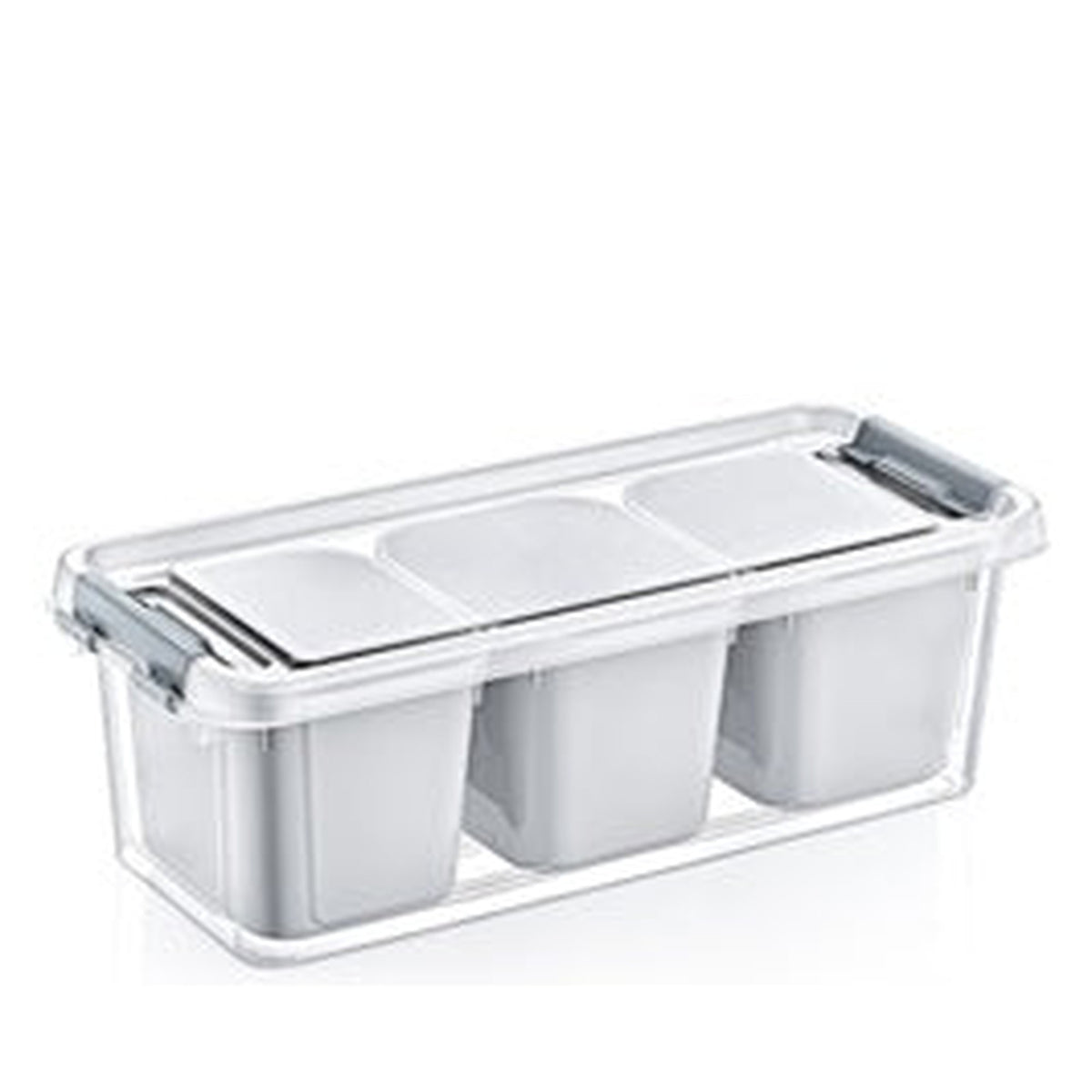 Hobbylife Deep Grand organiser box 1.8L with 3 dividers