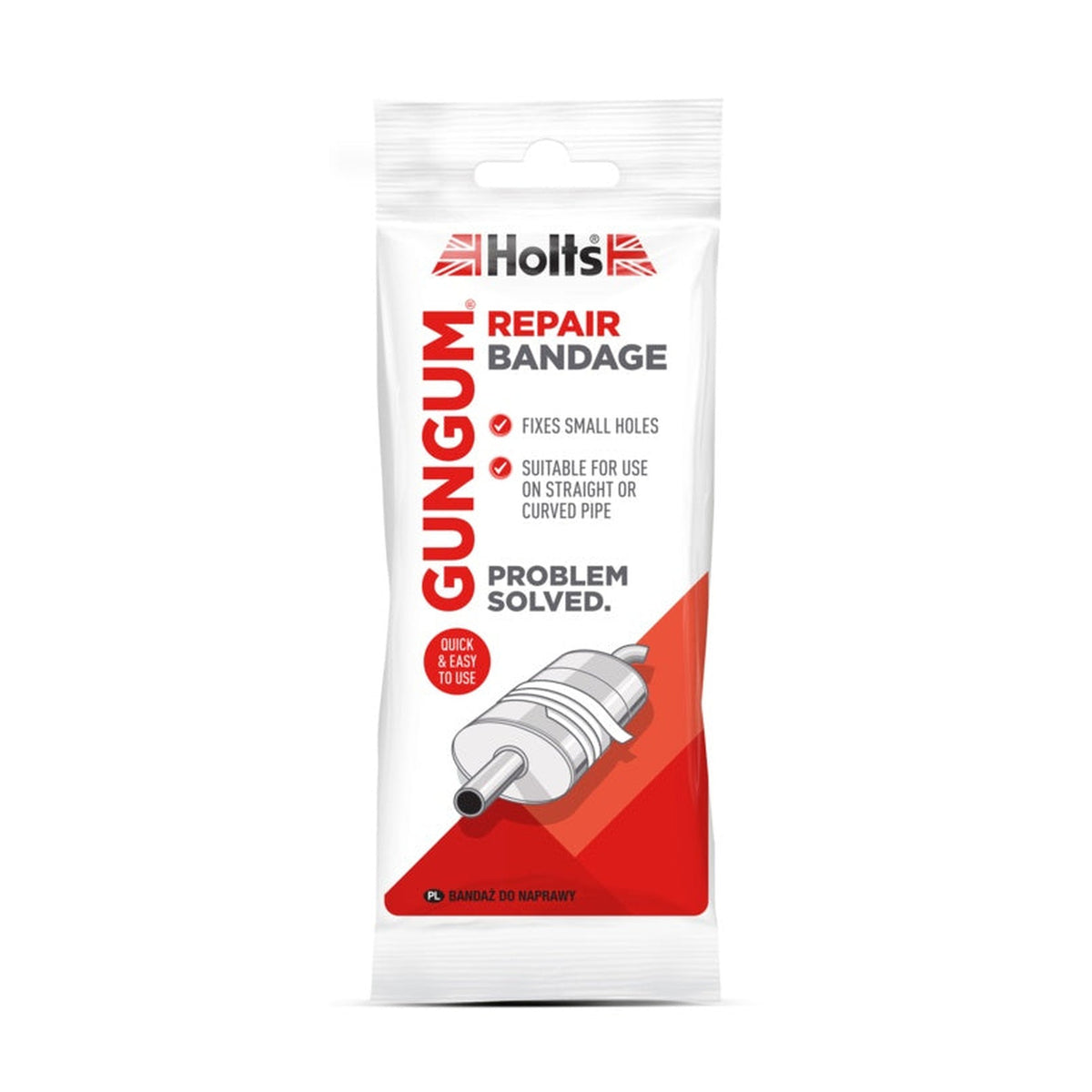 Holts Gun Gum exhaust repair bandage pack