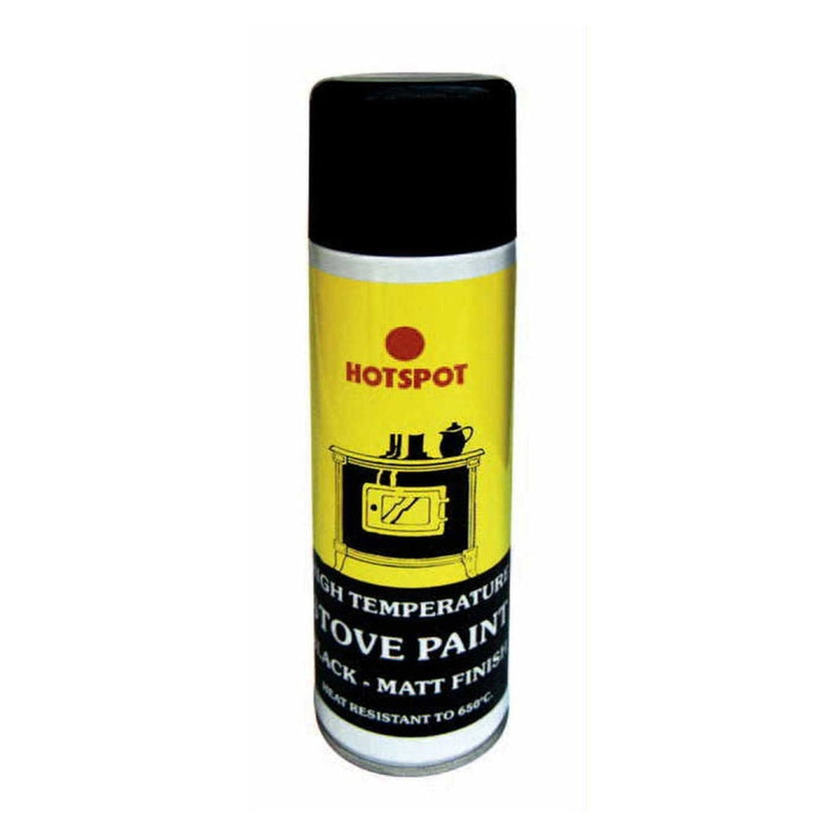 Hotspot black matt stove paint 450ml