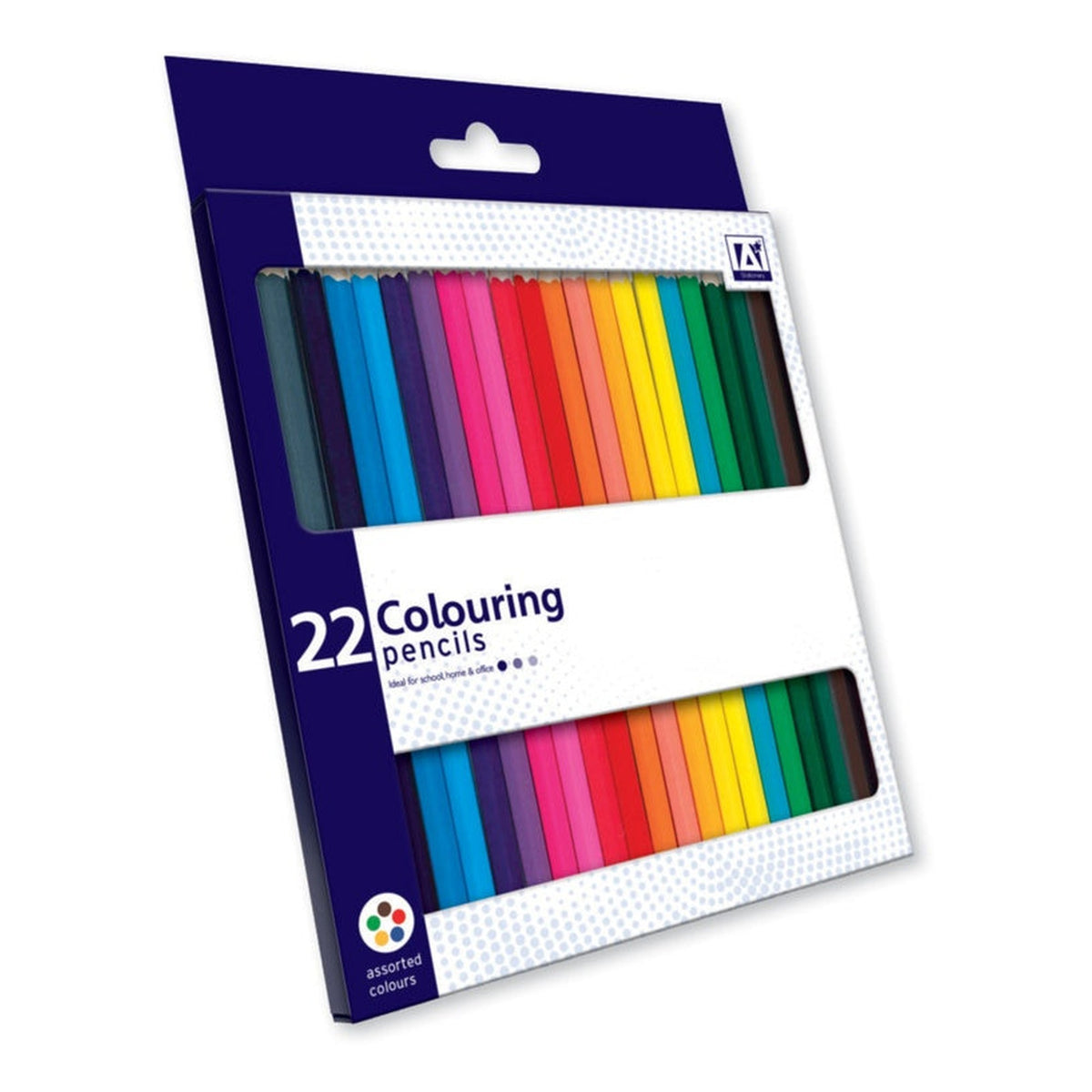 I G Design assorted colouring pencils, pack of 22