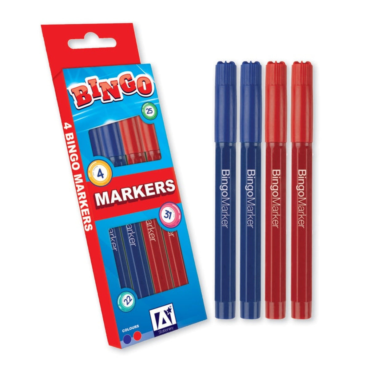 I G Design pack of 4 bingo markers