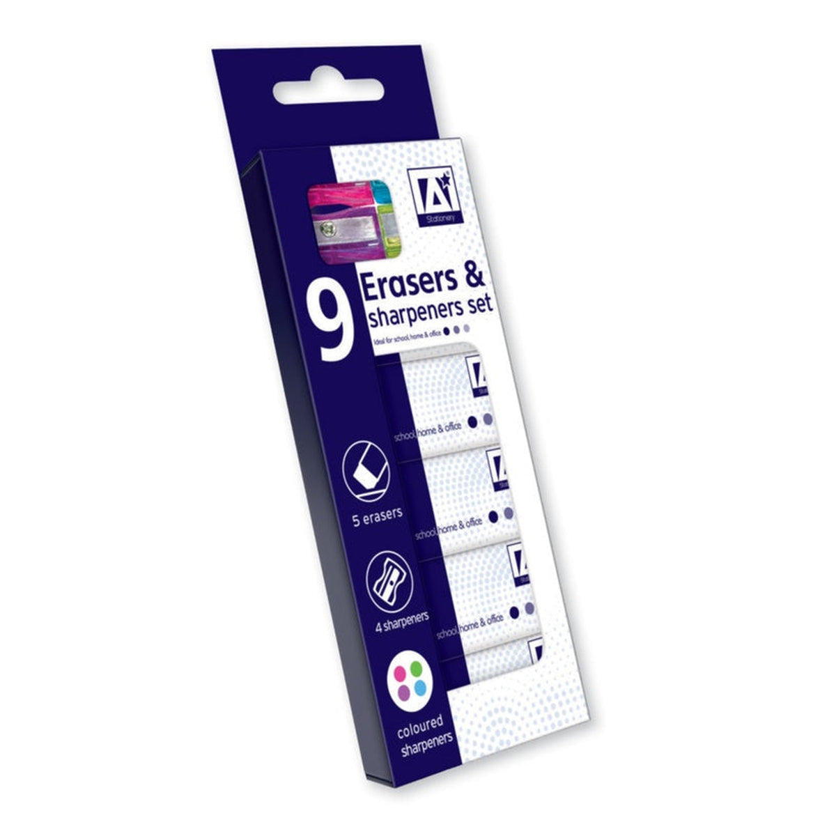 I G Design eraser and sharpener set