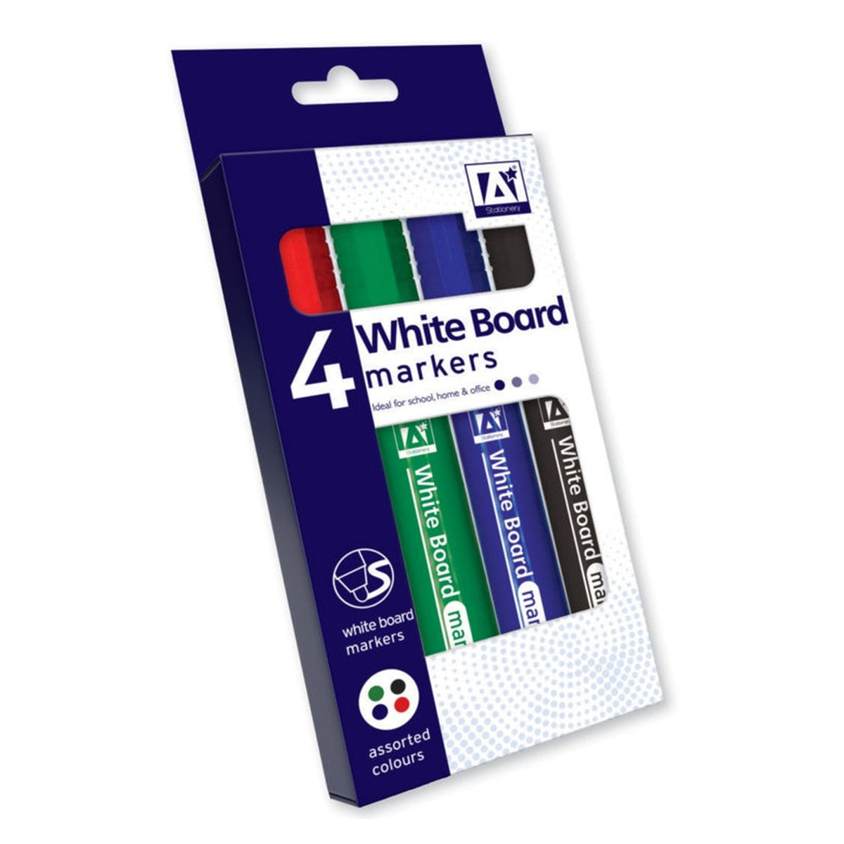 Pack of four I G Design whiteboard markers