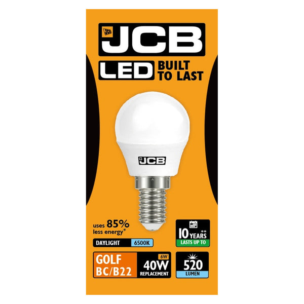 JCB LED golf bulb E14 6W daylight