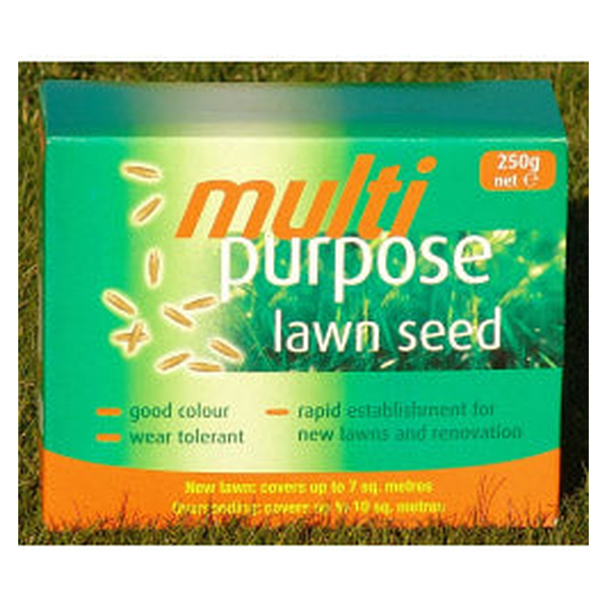 Johnsons multi purpose lawn seed 250g patch pack