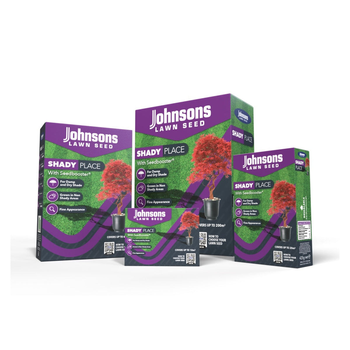 Johnsons Shady Place lawn seed 250g