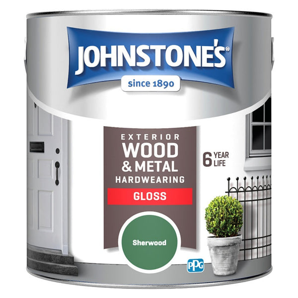 Johnstone's Exterior Hardwearing Gloss 2.5L in Sherwood